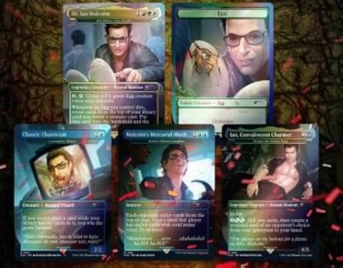 Magic: The Gathering Secret Lair Secret Lair x JW: Dr. Ian Malcolm Foil Edition Collectors Edition Card Game Booster Hot