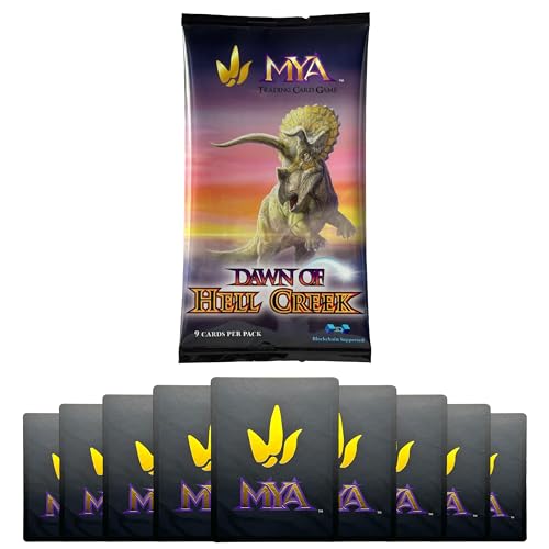 MYA Trading Card Game - Dawn of Hell Creek Booster Pack for Collectors - Battle Strategy and Rare Cards - 15 Cards Per P