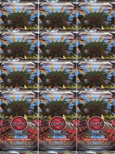Chaotic Zenith Trading Card Game Booster - 12 Pack LOT (9 Cards/Pack) for Collectors - Competitive Trading Card Games